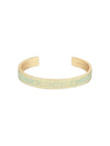 Cord Bangle Bracelet Gold Mint - DIOR - BALAAN 2