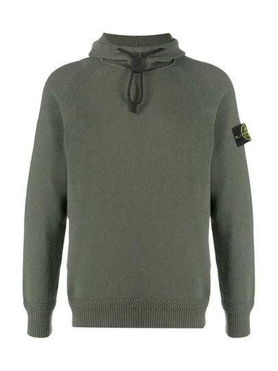 Waffen Hooded Knit Top Khaki - STONE ISLAND - BALAAN 2