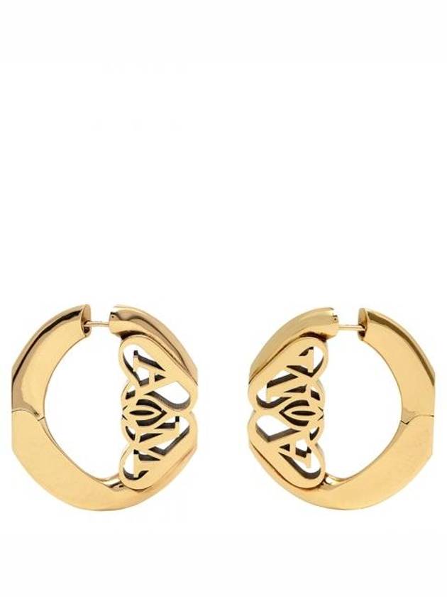 SEAL logo earrings 780982 J160K8500 B0010988514 - ALEXANDER MCQUEEN - BALAAN 1