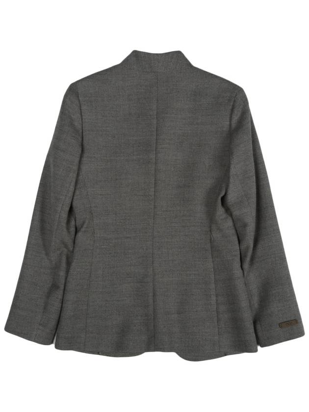 S01236A Gray Virgin Wool Jacket - PESERICO - BALAAN 4