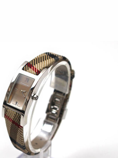 Heritage Nova Check Leather Strap Women s Watch BU1015 - BURBERRY - BALAAN 2