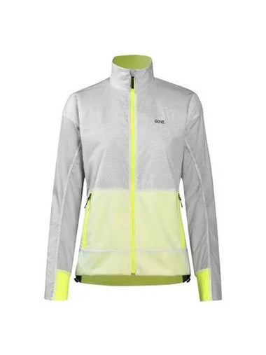 GOREWEAR Windstopper Drive Jacket Women White Neon Yellow s - GOGORR - BALAAN 1