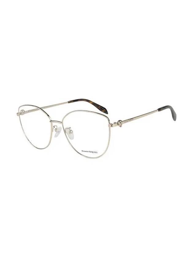 Eyewear Cat Eye Metal Eyeglasses Gold - ALEXANDER MCQUEEN - BALAAN 4