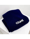 Logo Rib Muffler Navy - CELINE - BALAAN 2