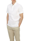 Eddie Cotton Polo Shirt White - BURBERRY - BALAAN 6