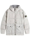 Crinkle Reps Re-Nylon Down Padding Grey - STONE ISLAND - BALAAN 2