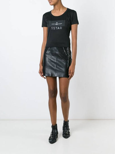 Superstar Round T-Shirt Black G28WP811 A3 - GOLDEN GOOSE - BALAAN 2