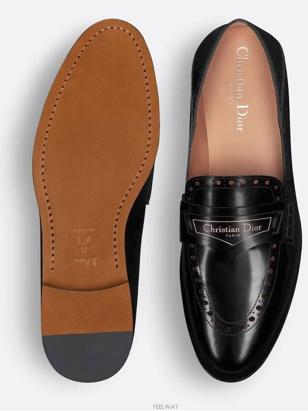 Boy Logo Loafers Black - DIOR - BALAAN 3