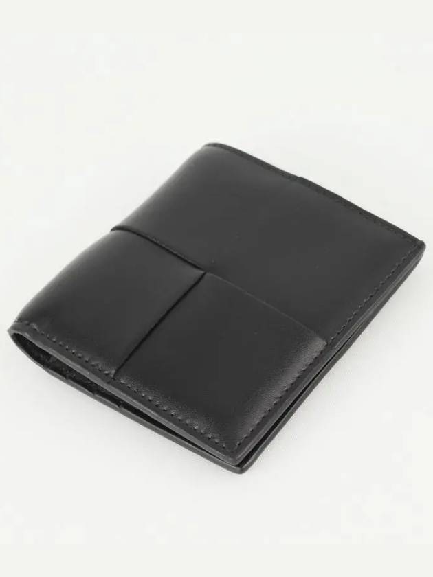 Slim Folder Half Wallet Black - BOTTEGA VENETA - BALAAN 5