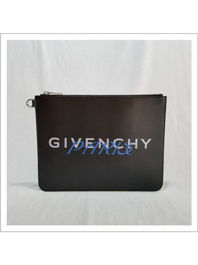 Paris Logo Clutch Bag Black - GIVENCHY - BALAAN 2