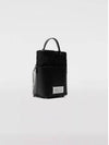 5AC Number Logo Texture Leather Bucket Bag Black - MAISON MARGIELA - BALAAN 3