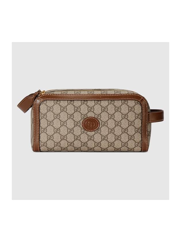 Interlocking G Trolley Case Pouch Bag Beige - GUCCI - BALAAN 2