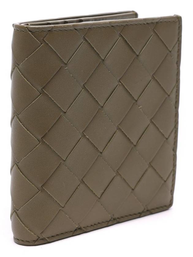 Intrecciato Slim Half Wallet Mud - BOTTEGA VENETA - BALAAN 4