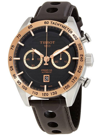 Tissot PRS 516 Chronograph Automatic Black Dial Men's Watch T9254274605101 - TISSOT - BALAAN 1