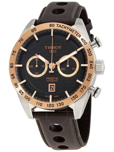 Tissot PRS 516 Chronograph Automatic Black Dial Men's Watch T9254274605101 - TISSOT - BALAAN 1