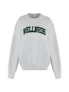 Wellness Logo Sweatshirt Heather Grey - SPORTY & RICH - BALAAN 2