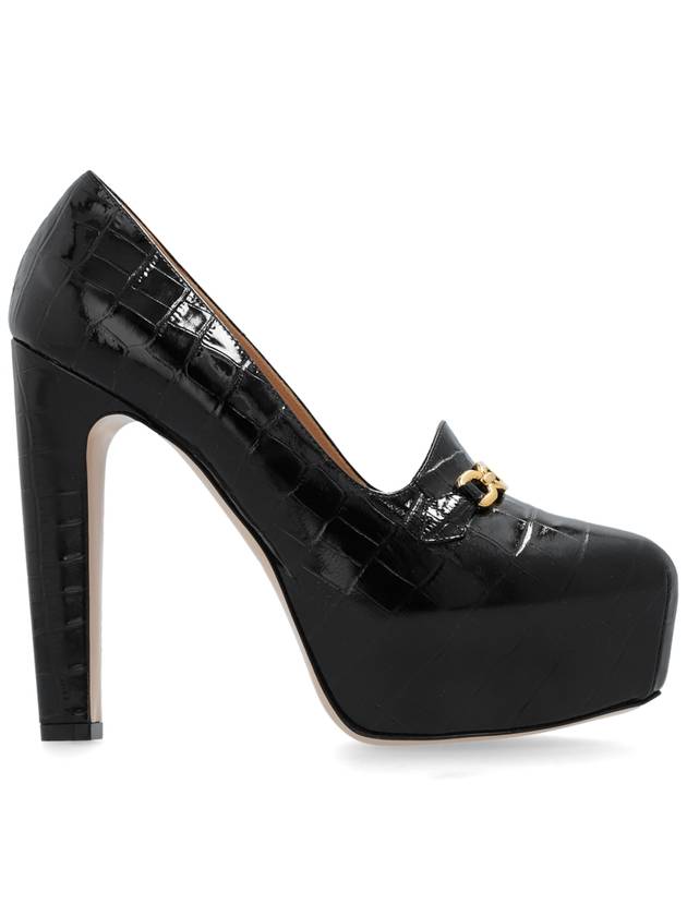 Tom Ford Leather Heeled Shoes, Women's, Black - TOM FORD - BALAAN 1