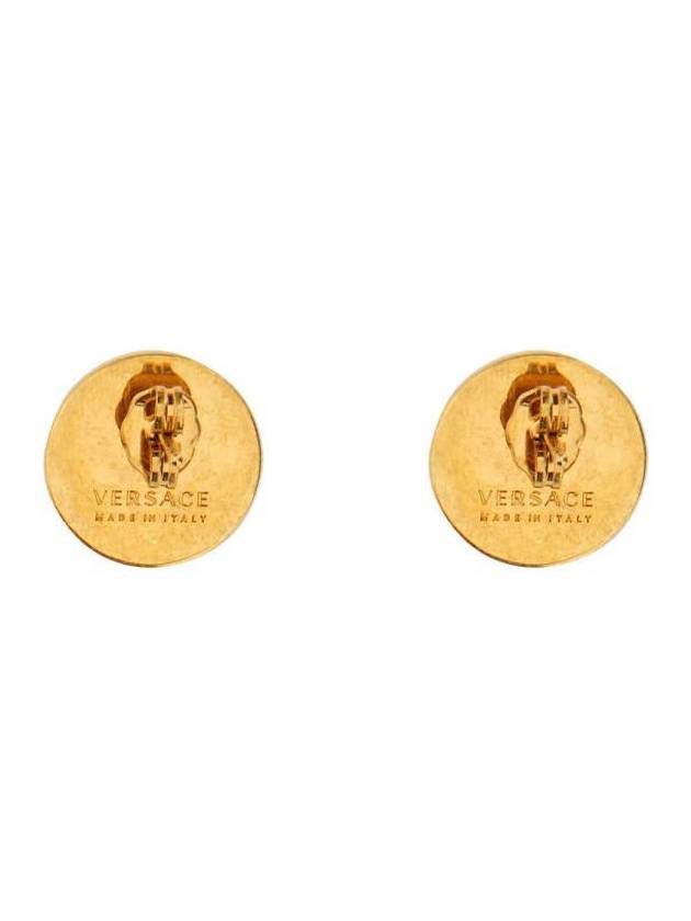 Greca Medusa Earrings Gold - VERSACE - BALAAN 3