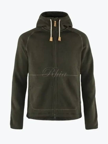 Men's Ovik Fleece Hoodie Deep Forest 82252 662 - FJALL RAVEN - BALAAN 1