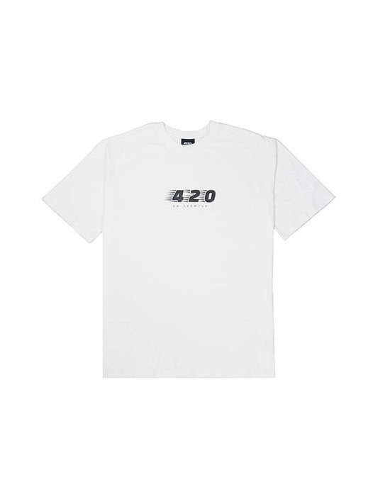 420 Logo Short Sleeve T-Shirt White - FOREEDCLUB - BALAAN 2