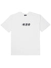 420 Logo Short Sleeve T-Shirt White - FOREEDCLUB - BALAAN 2