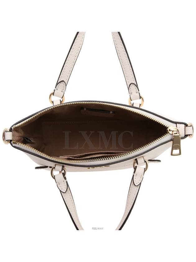 City Mini Tote Bag White Gold Cross C9948 - COACH - BALAAN 10