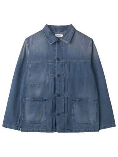 Heritage Denim Jacket Mid Blue - CLOSED - BALAAN 1