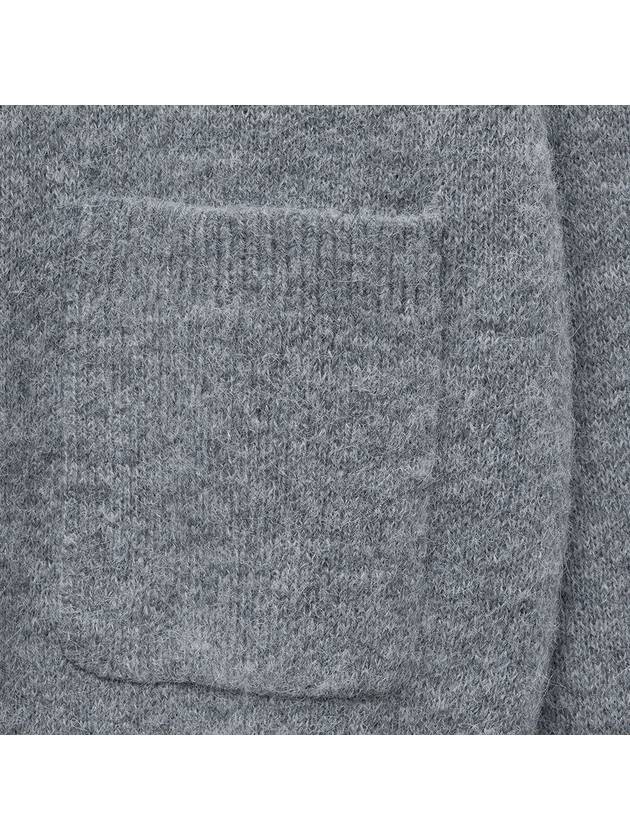 Alpaca Merino Daddy Cardigan Gray - NOIRER - BALAAN 6