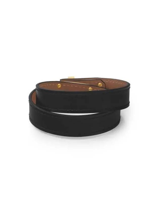 Kelly Double Tour Bracelet Black - HERMES - BALAAN 4