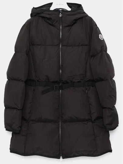 Sirli Belted Hooded Short Padding Black - MONCLER - BALAAN 2