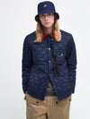 Cotton Reversible Bucket Hat Navy - BARBOUR - BALAAN 9