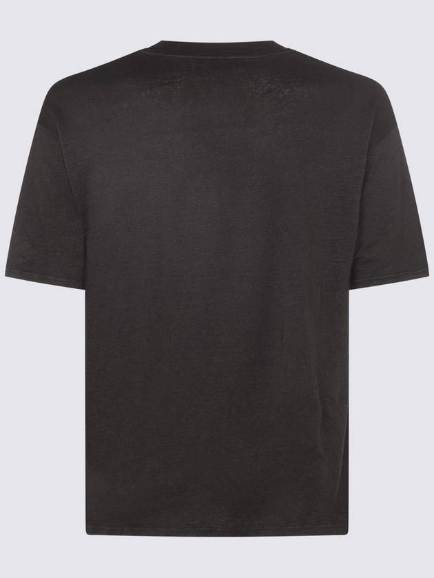 Ma'Ry'Ya Black Linen T-Shirt - MA'RY'YA - BALAAN 2