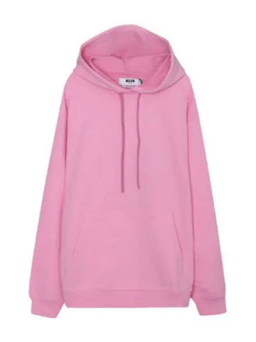 maxi logo hooded sweatshirt women - MSGM - BALAAN 1