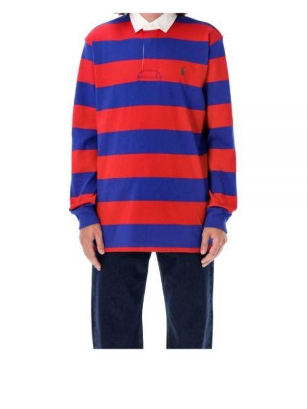 Striped Polo Shirt Red Royal - POLO RALPH LAUREN - BALAAN 2