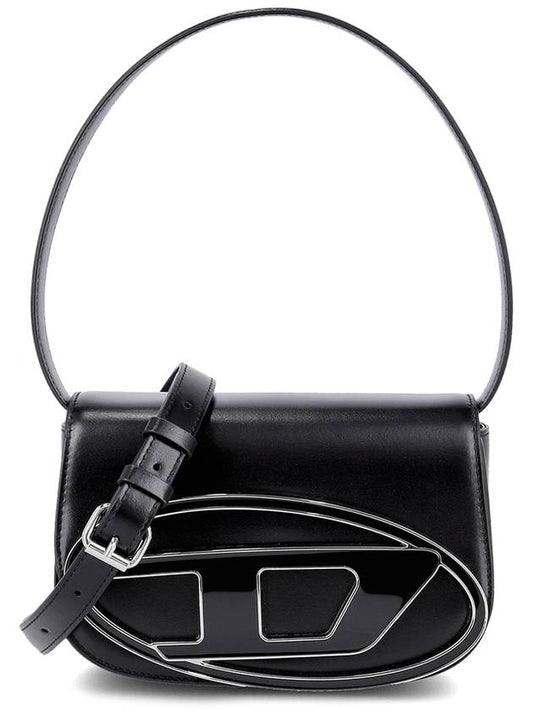 1DR Nappa Leather Shoulder Bag Black - DIESEL - BALAAN 2