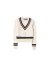 Cable Cricket Knit Top Cream - POLO RALPH LAUREN - BALAAN 2