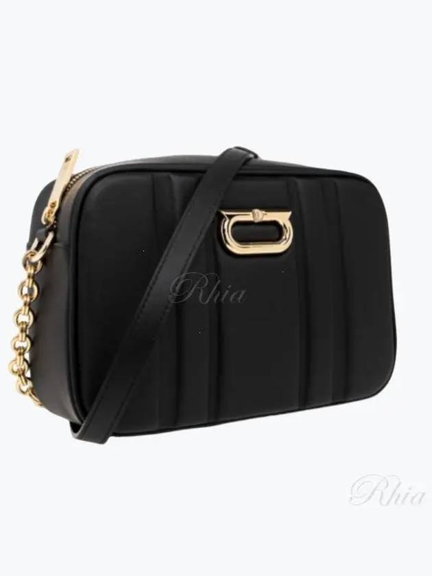 Gancini Camera Case Cross Bag Black - SALVATORE FERRAGAMO - BALAAN 2