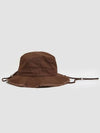 Le Bob Artichaut Cotton Bucket Hat Brown - JACQUEMUS - BALAAN 3