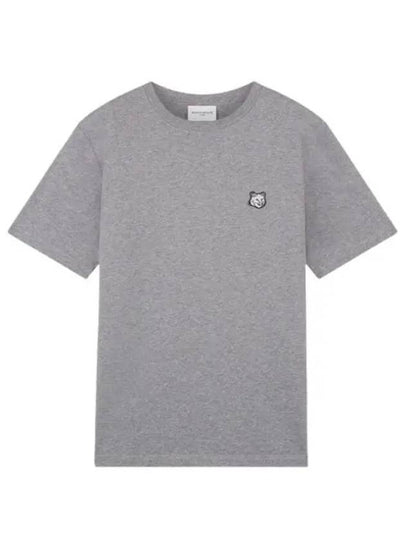 Bold Fox Head Patch Comfort Short Sleeve T-Shirt Grey - MAISON KITSUNE - BALAAN 2