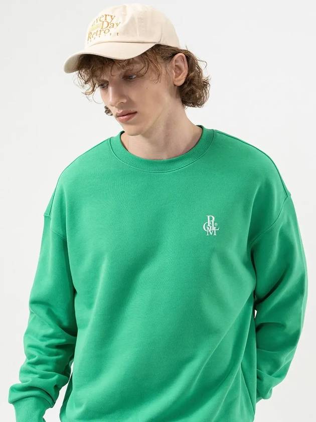 SYMBOL LOGO SWEATSHIRTS GREEN - POLYGRAM - BALAAN 4