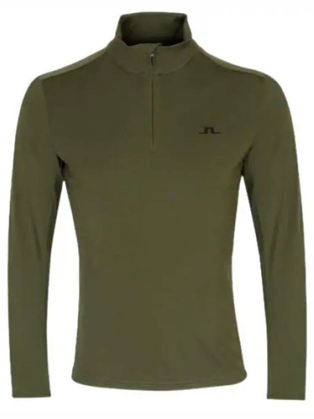 Men's Frank Pro Pack Mid Layer Long Sleeve T-Shirt Green - J.LINDEBERG - BALAAN 1