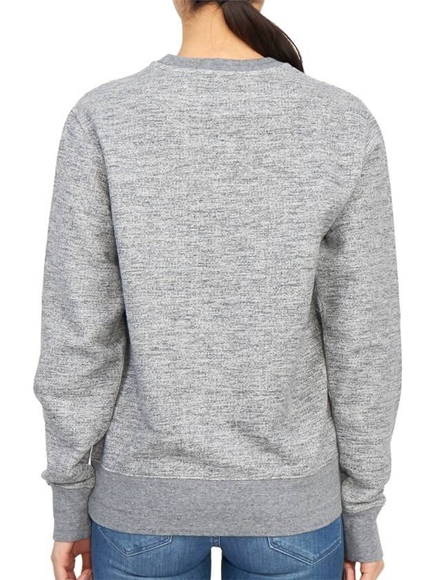 Women's Gold Star Athena Archball Sweatshirt Sweatshirt Melange Gray - GOLDEN GOOSE - BALAAN.