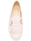 Double T Fringe Driving Shoes Pink - TOD'S - BALAAN 5