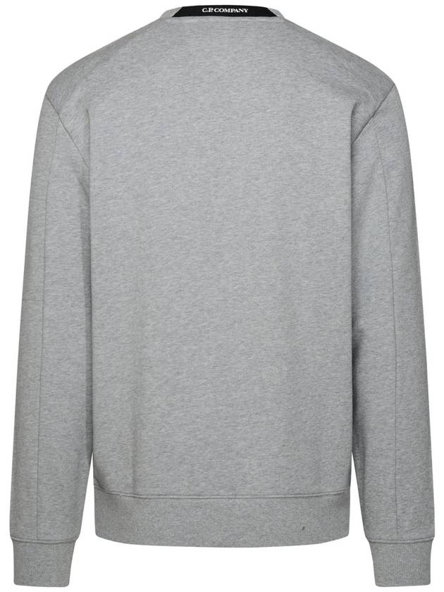 Diagonal Raised Fleece Sweatshirt Grey - CP COMPANY - BALAAN 3