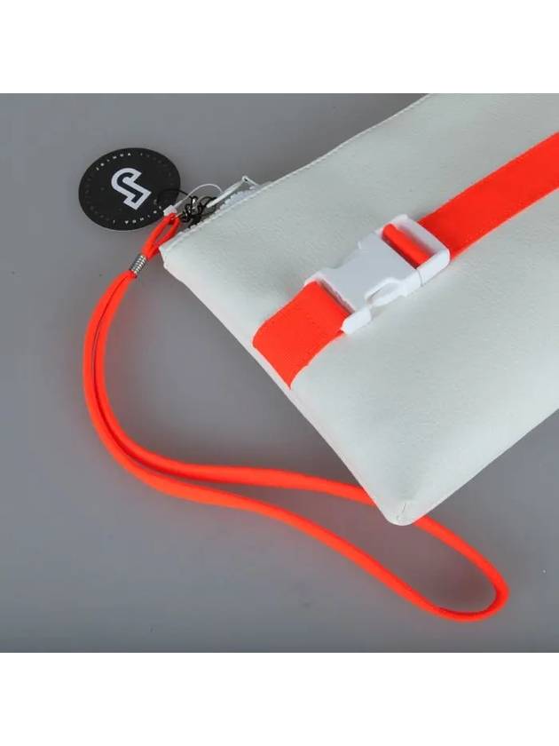 16SS Buckle Fluorescent Orange Clutch Pouch 203 ORANGE LOCK - JOSHUA SANDERS - BALAAN 4