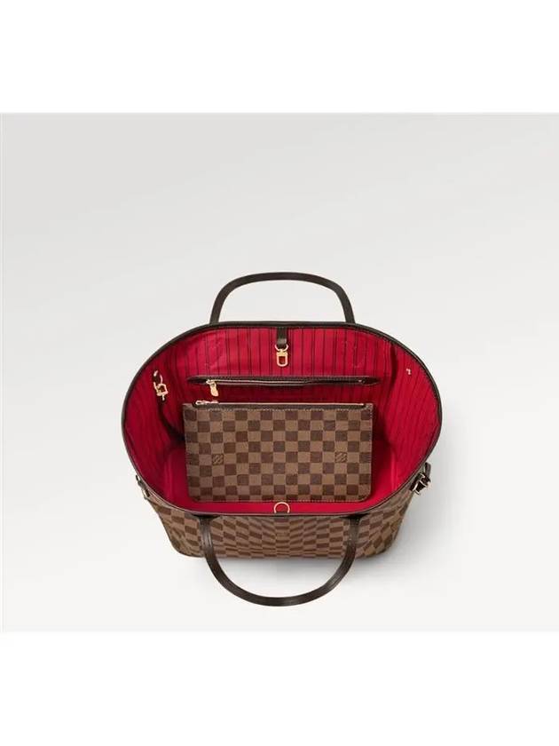 Neverfull MM Damier Tote Bag Brown - LOUIS VUITTON - BALAAN 4