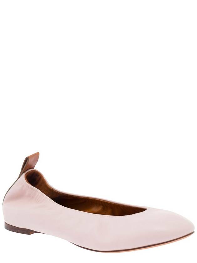 Pink Ballet Flats In Leather Woman - LANVIN - BALAAN 2