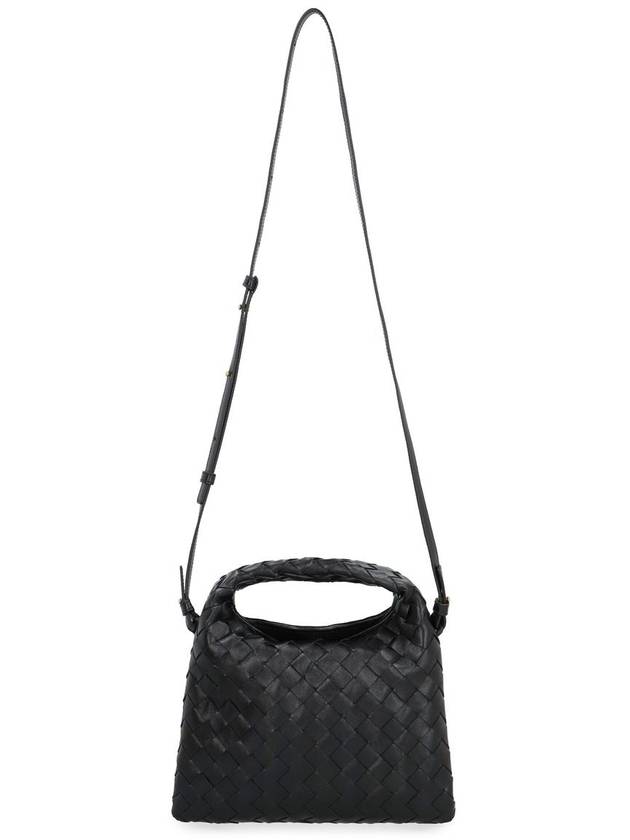 Intrecciato Mini Hop Tote Bag Black - BOTTEGA VENETA - BALAAN 5