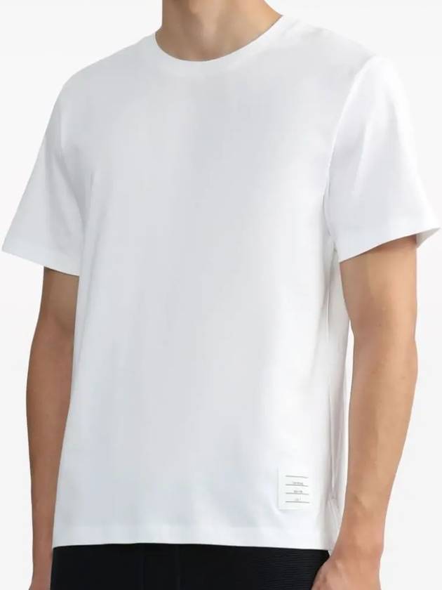 Thom Browne Cotton Short Sleeve T Shirt MJS067A - TOM FORD - BALAAN 3