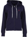 Embroidered Logo Zip Up Hoodie Navy - POLO RALPH LAUREN - BALAAN 2